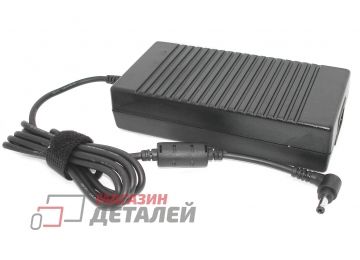 Блок питания (сетевой адаптер) для ноутбуков HP 19V 9.5A 180W 5.5x2.5 мм черный, тип подключения - трапеция, без сетевого кабеля Premium