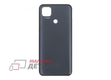 Задняя крышка для Xiaomi Redmi 9C (M2006C3MNG) со стеклом камеры (серый)