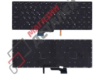 Клавиатура для ноутбука Xiaomi Air Mi Pro 15.6, Air 15.6, Mi Notebook Pro 15.6 черная с подсветкой