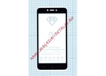 Защитное стекло "Полное покрытие" для Xiaomi Redmi Go черное