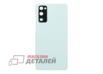 Задняя крышка для Samsung Galaxy S20 FE SM-G780F со стеклом камеры (зеленый)