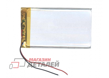 Аккумулятор универсальный 4x40x70 мм 3.8V 1000mAh Li-Pol (2 Pin)