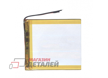 Аккумулятор универсальный 3x62x70 мм 3.8V 1300mAh Li-Pol (2 Pin)