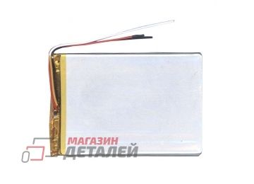 Аккумулятор универсальный 3x65x95 мм 3.8V 2500mAh Li-Pol (3 Pin)