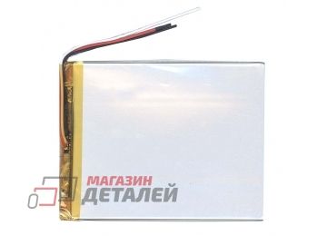 Аккумулятор универсальный 3x85x100 мм 3.8V 3500mAh Li-Pol (3 Pin)