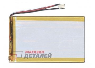 Аккумулятор универсальный 3x75x123 мм 3.8V 4000mAh Li-Pol (3 Pin)