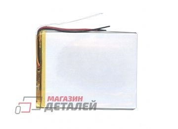 Аккумулятор универсальный 3x85x123 мм 3.8V 4000mAh Li-Pol (3 Pin)