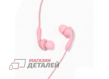 Гарнитура вставная REMAX RM-505 розовая