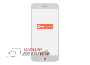 Стекло с рамкой G+OCA PRO для переклейки для IPhone 7 Plus олеофобное покрытие белый