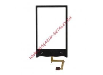 Сенсорное стекло (тачскрин) для LG GT540 Optimus черный AAA