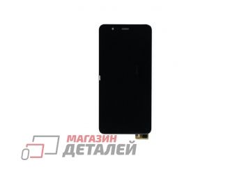Дисплей (экран) в сборе с тачскрином для Asus ZenFone 3 Max ZC520TL черный