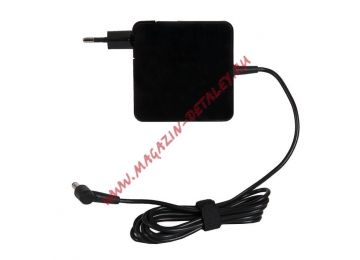 Блок питания (сетевой адаптер) для ноутбуков Asus 19V 3.42A 65W 5.5x2.5 мм черный, в розетку Premium