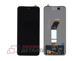 Дисплей (экран) в сборе с тачскрином для Xiaomi Redmi 10, Redmi 10 (2022), Redmi Note 11 4G черный (Premium LCD)