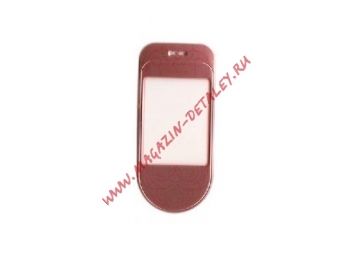 Стекло для переклейки Nokia 7373 розовое