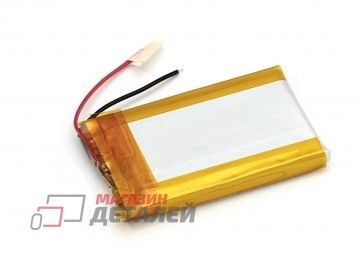 Аккумулятор универсальный 5x25x40 мм 3.8V 450mAh Li-Pol (2 Pin)