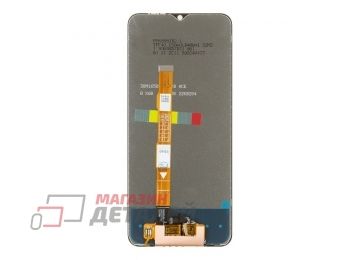 Дисплей (экран) в сборе с тачскрином для Vivo Y35 (V2205) черный (Premium LCD)