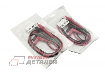 Щупы для тестера LEK-B09 позолоченный медный наконечник, кабель 85 см 2 шт