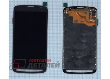 Дисплей (экран) в сборе с тачскрином для Samsung Galaxy S4 Active GT-I9295 черный