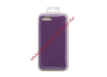Силиконовый чехол для iPhone 8 Plus/7 Plus Silicone Case (фиолетовый, блистер) 45