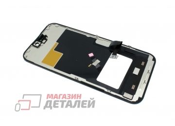 Дисплей (экран) в сборе с тачскрином для iPhone 15 Pro (A3102) черный (INCELL)