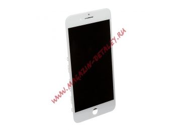 Дисплей (экран) в сборе с тачскрином для Apple iPhone 7 Plus белый (Zetton) олеофобное покрытие