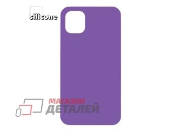 Силиконовый чехол для iPhone 11 "Silicone Case" (сливовый)