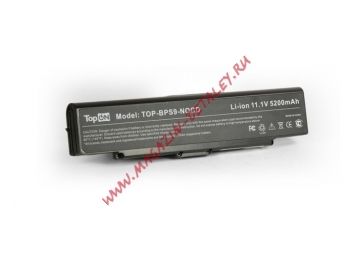 Аккумулятор TopON TOP-BPS9-NOCD (совместимый с VGP-BPS9, VGP-BPL10) для ноутбука SONY VAIO VGN-CR 10.8V 4400mAh черный