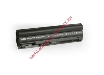 Аккумулятор TopON TOP-BPS14-NOCD (совместимый с VGP-BPS14, VGP-BPL14) для ноутбука Sony Vaio VGN-TT1 10.8V 5200mAh черный