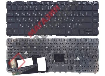 Клавиатура для ноутбука HP EliteBook 840 черная без рамки, с трекпойнтом