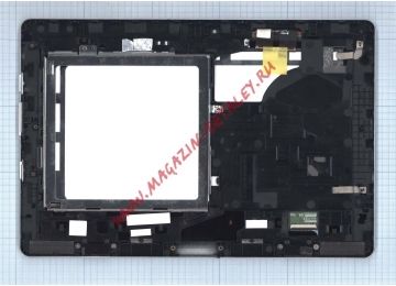 Экран в сборе (матрица + тачскрин) для Acer Aspire Switch 10 черный с рамкой ver.2