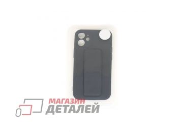 Чехол с металлической пластиной для iPhone 12 Mini черный