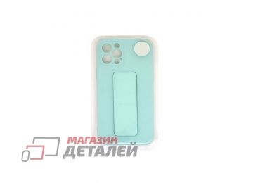 Чехол с металлической пластиной для iPhone 12 Pro зеленый