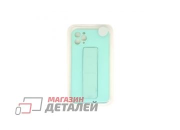 Чехол с металлической пластиной для iPhone 11 Pro Max зеленый