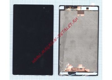 Дисплей (экран) в сборе с тачскрином для Sony Xperia Tablet Z3 Compact черный