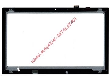 Экран в сборе (матрица LP173WF4-SPF1 + тачскрин) для ноутбука Lenovo Y70