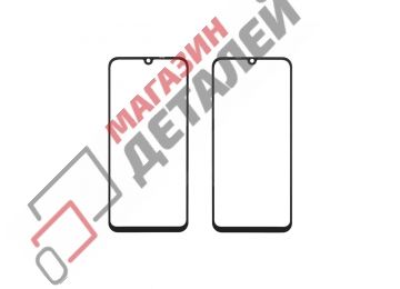 Стекло для переклейки для Huawei Y8p AQM-LX1, Honor 30i LRA-LX1 черное