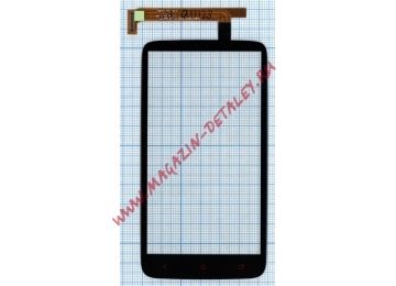 Сенсорное стекло (тачскрин) для HTC One X+ черный