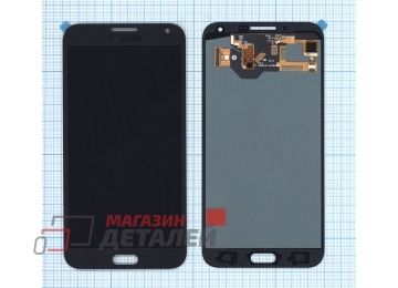 Дисплей (экран) в сборе с тачскрином для Samsung Galaxy E7 SM-E700 черный (OLED)