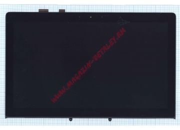 Модуль (матрица + тачскрин) для ноутбука Asus N550JX черный с рамкой