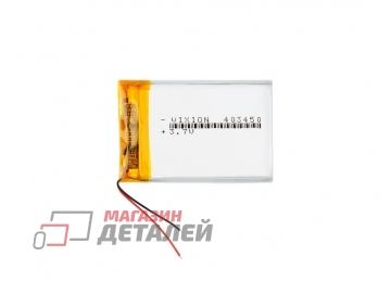 Аккумулятор универсальный Vixion 4x34x50 мм 3.8V 800mAh Li-Pol (2 Pin)