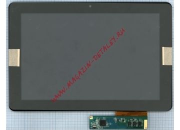 Дисплей (экран) в сборе с тачскрином B101EW05 v.4 для планшетов Dell Streak 10 черный