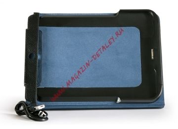 Кожаный чехол и дополнительный аккумулятор, встроенная батарея на 6 часов для планшета Apple iPad, 5400mAh