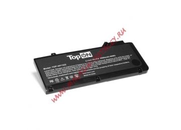 Аккумулятор TopON TOP-AP1322 (совместимый с A1322) для ноутбука Apple MacBook Pro 13.3" 10.95V 5500mAh черный