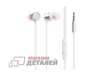 Гарнитура HOCO M51 Proper Sound 3.5мм внутриканальная, 1.2м белая