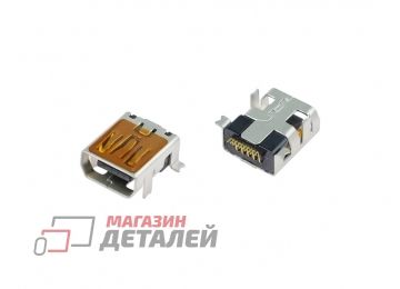 Разъем зарядки MiniUSB 10pin универсальный для Alcatel, Fly, Philips тип2