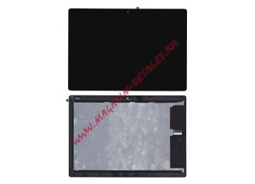 Дисплей (экран) в сборе с тачскрином для Lenovo Tab M10 TB-X605L черный