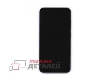 Дисплей (экран) в сборе с тачскрином для Samsung Galaxy S23 5G 2023 SM-S911B GH82-30480C ServicePack зеленый с рамкой