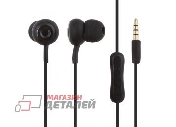 Гарнитура HOCO M24 Leyo Universal Earphone With Mic черная