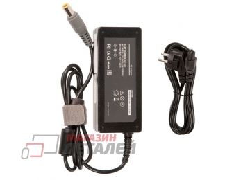 Блок питания (сетевой адаптер) AD-028 для ноутбуков IBM 20V 3.25A 65W 7.9x5.5 мм черный с сетевым кабелем