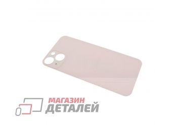Задняя крышка (стекло) для iPhone 13 розовая